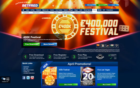 BetFred Poker homepage