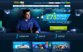 William Hill Poker homepage